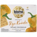 Crispbread felii crocante din secara integrala cu susan bio 200g Biona