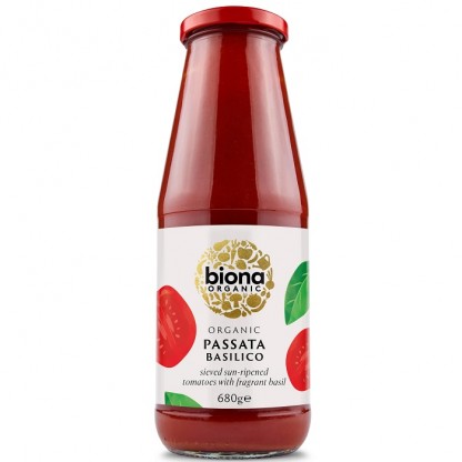 Pasatta cu busuioc bio 680g Biona