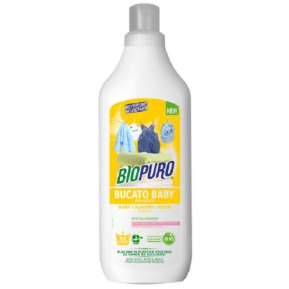Detergent hipoalergen pentru hainutele copiilor bio 1L Biopuro