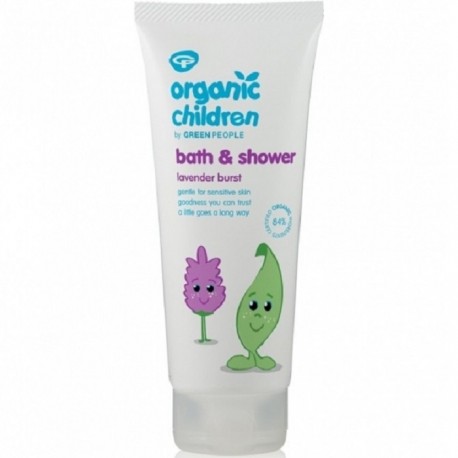 Gel de dus si spuma de baie cu lavanda pt copii 200ml Green People