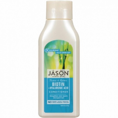 Balsam de par Biotin cu acid hialuronic pt intarirea si repararea parului 473 ml Jason Natural