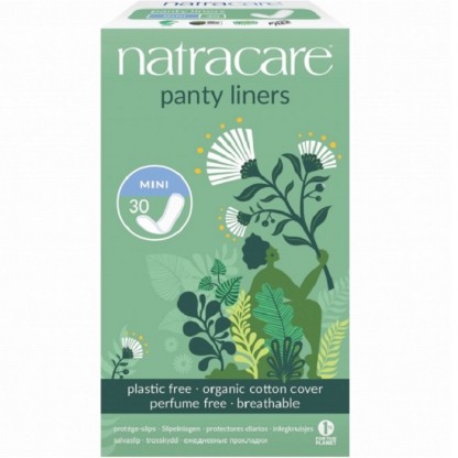 Absorbante zilnice mini breathable din bumbac bio 30buc Natracare