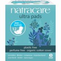 Absorbante cu aripioare din bumbac bio, Super 12 buc Natracare