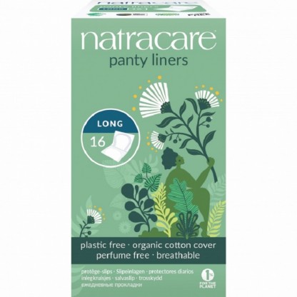 Protej slip Lung din bumbac bio, ambalat individual 16 buc Natracare