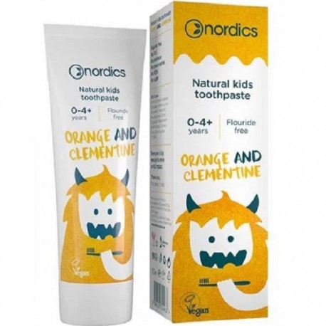 Pasta de dinti naturala pentru copii cu portocale si clementine 50ml Nordics Oral Care