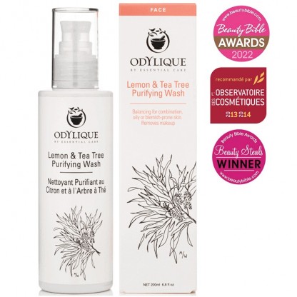 Crema pt curatarea fatei cu lamaie si tea tree 200ml Odylique Organic