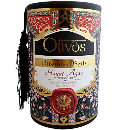 Sapun de lux Otoman Tree of Life cu ulei de masline 2*100g Olivos