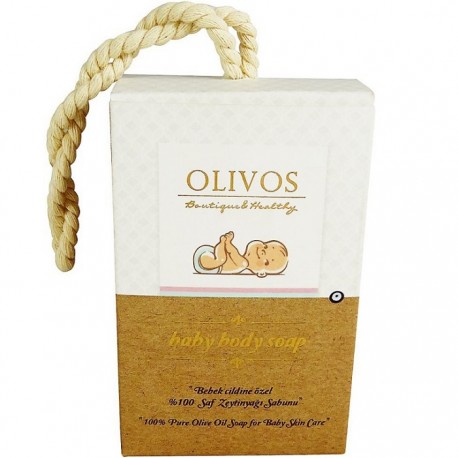 Sapun natural pentru bebelusi cu ulei de masline 100g Olivos