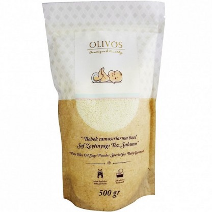 Detergent pudra de sapun cu ulei de masline, pt hainele bebelusilor 500g Olivos