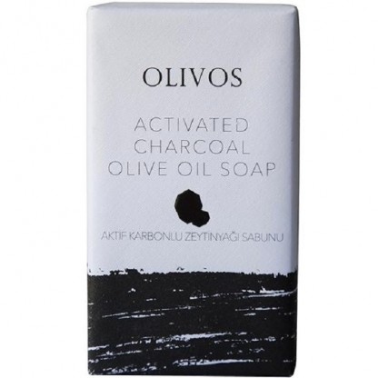 Sapun solid cu ulei de masline si carbune activ, anti-acnee 125g Olivos