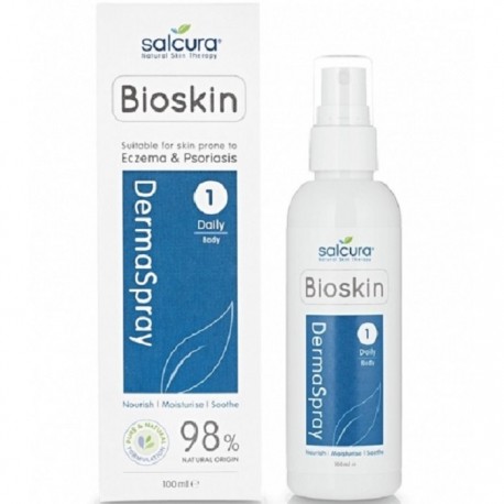Dermaspray Spray intensiv hranitor pt pielea predispusa la eczeme, psoriasis, mancarimi 100ml Salcura
