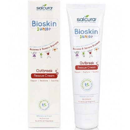 Crema Bioskin Junior reparatoare si calmanta pt piele uscata cu eczeme 150ml Salcura