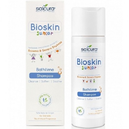 Sampon Bioskin Junior pt scalp uscat cu eczeme si coji 200ml Salcura