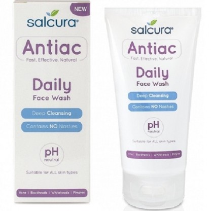 Antiac Gel de curatare pt tenul cu acnee, cosuri, puncte albe sau negre 150ml Salcura