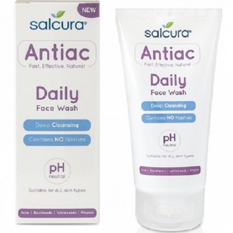 Antiac Gel de curatare pt tenul cu acnee, cosuri, puncte albe sau negre 150ml Salcura