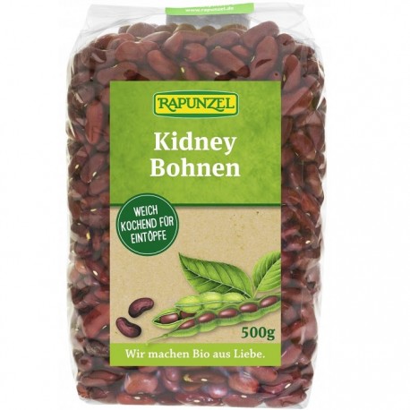 Boabe de fasole rosie Kidney bio 500g Rapunzel