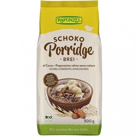 Terci (Porridge) de ovaz cu banane si cacao bio 500g Rapunzel