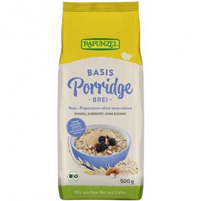 Terci (Porridge) de ovaz pentru micul dejun bio 500g Rapunzel