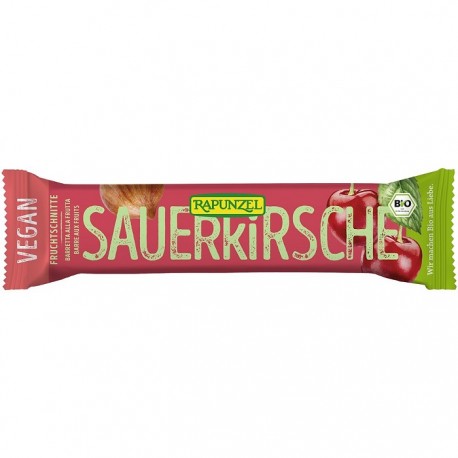 Baton de fructe cu visine bio 40g Rapunzel