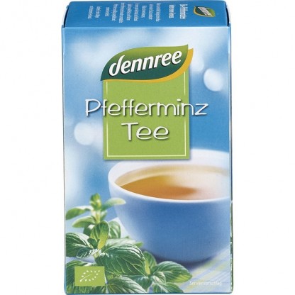 Ceai de menta bio 20 pliculete Dennree