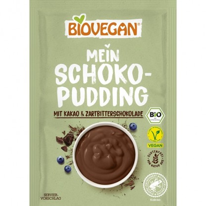Pudra budinca de cacao bio, fara gluten 55g Biovegan
