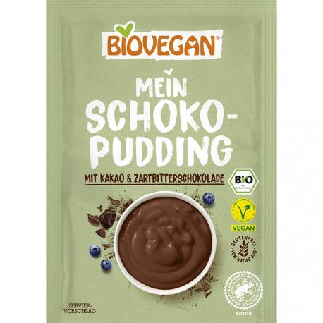 Pudra budinca de cacao bio, fara gluten 55g Biovegan