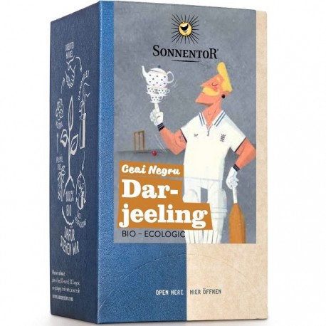 Ceai negru Darjeeling bio 18 plicuri Sonnentor