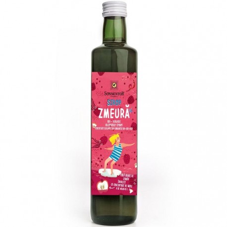 Sirop de zmeura bio, fara zahar 500ml Sonnentor