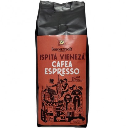Cafea Espresso Boabe bio, Ispita Vieneza 500g Sonnentor