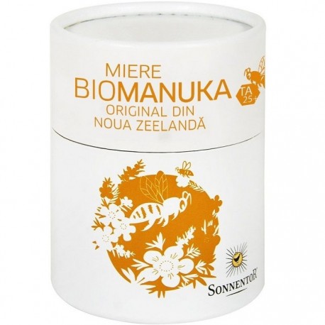 Miere de Manuka bio TA 25+ Noua Zeelanda 250g Sonnentor Miere de Manuka bio TA 25+ Noua Zeelanda 250g Sonnentor