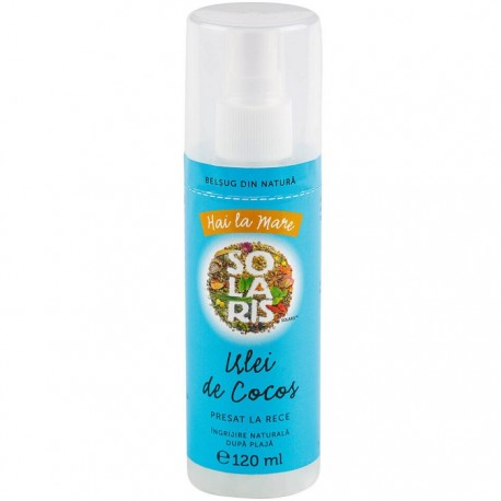 Ulei de cocos presat la rece, Hai la mare Solaris 120ml