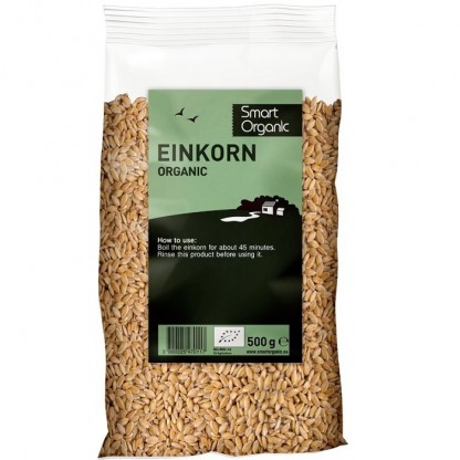 Einkorn bio (boabe de grau antic) 500g Smart Organic