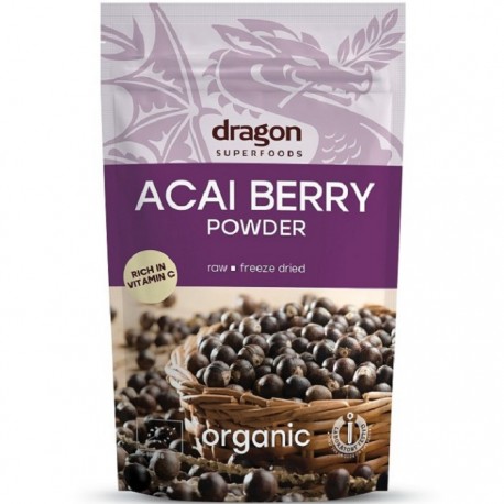 Acai pulbere raw bio 75g Dragon Superfood