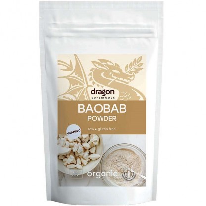 Baobab pulbere raw bio 100g Dragon Superfood