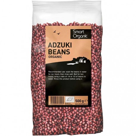 Fasole Azuki boabe bio 500g Smart Organic