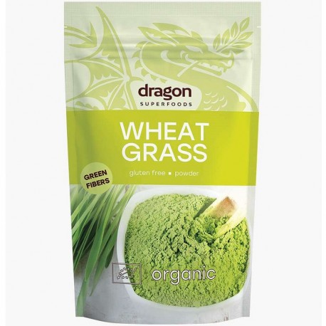 Iarba de grau pulbere bio, fara gluten 150g Dragon Superfood