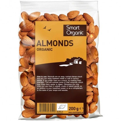 Migdale bio raw 200g Smart Organic