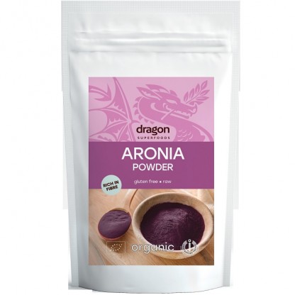 Aronia pudra raw bio, fara gluten 200g Dragon Superfood