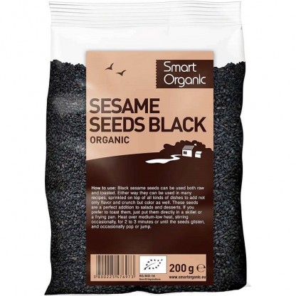 Seminte de susan negru bio 200g Smart Organic