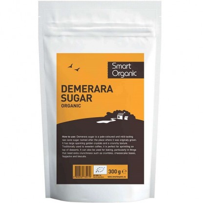 Zahar brun Demerara bio 300g Smart Organic
