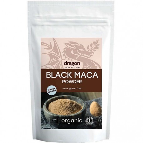 Maca neagra pudra bio, raw vegan, fara gluten 100g Dragon Superfoods