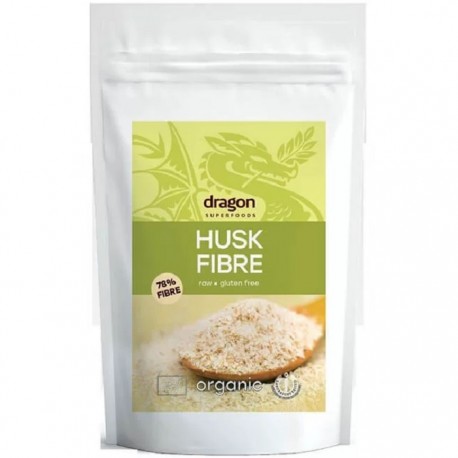 Tarate de psyllium bio raw, fara gluten 150g Dragon Superfood