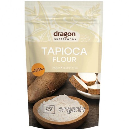 Faina de tapioca bio, fara gluten 200g Dragon Superfoods