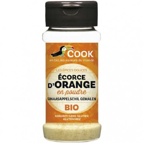 Coaja de portocale pudra bio, fara gluten 32g Cook