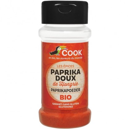 Paprika (boia dulce din Ungaria) bio, fara gluten 40g Cook