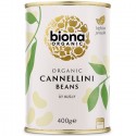Fasole alba Cannellini bio, conserva 400g Biona
