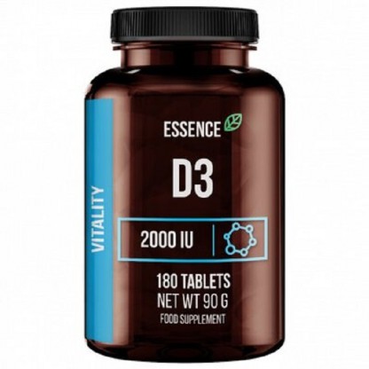Vitamina D3 naturala (colecalciferol) 2000 UI, 180 tablete Essence