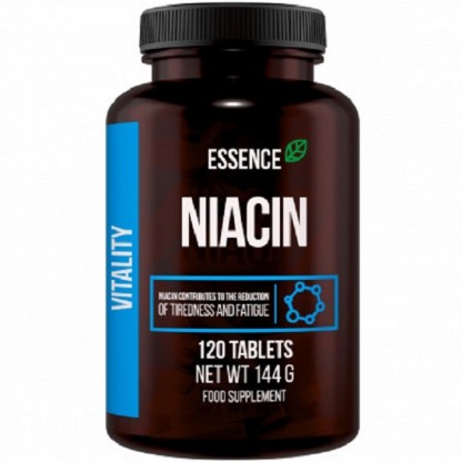 Vitamina B3 (niacina) naturala 120 tablete Essence Nutrition