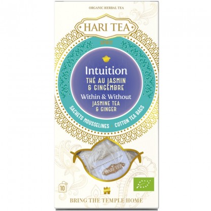 Ceai premium cu iasomie si ghimbir bio Within and Without 10 plicuri Hari Tea