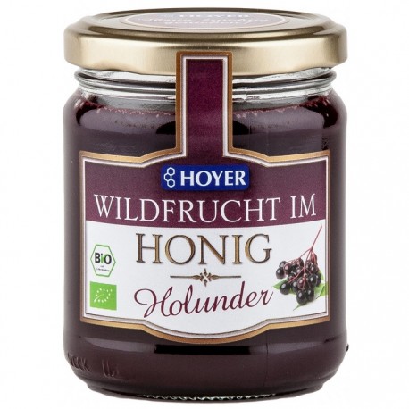 Fructe de soc in miere bio 250g Hoyer